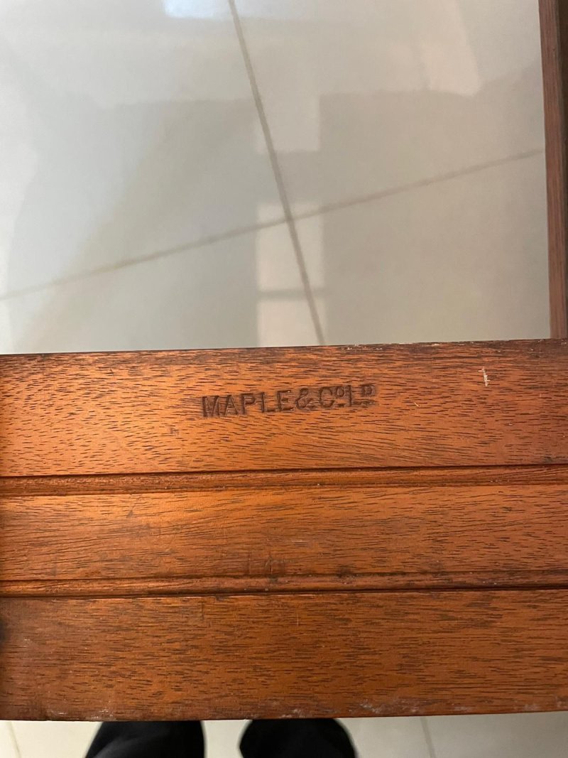 Superb Quality Antique Carved Burr Walnut Sideboard by Maple and Co. - Image 8